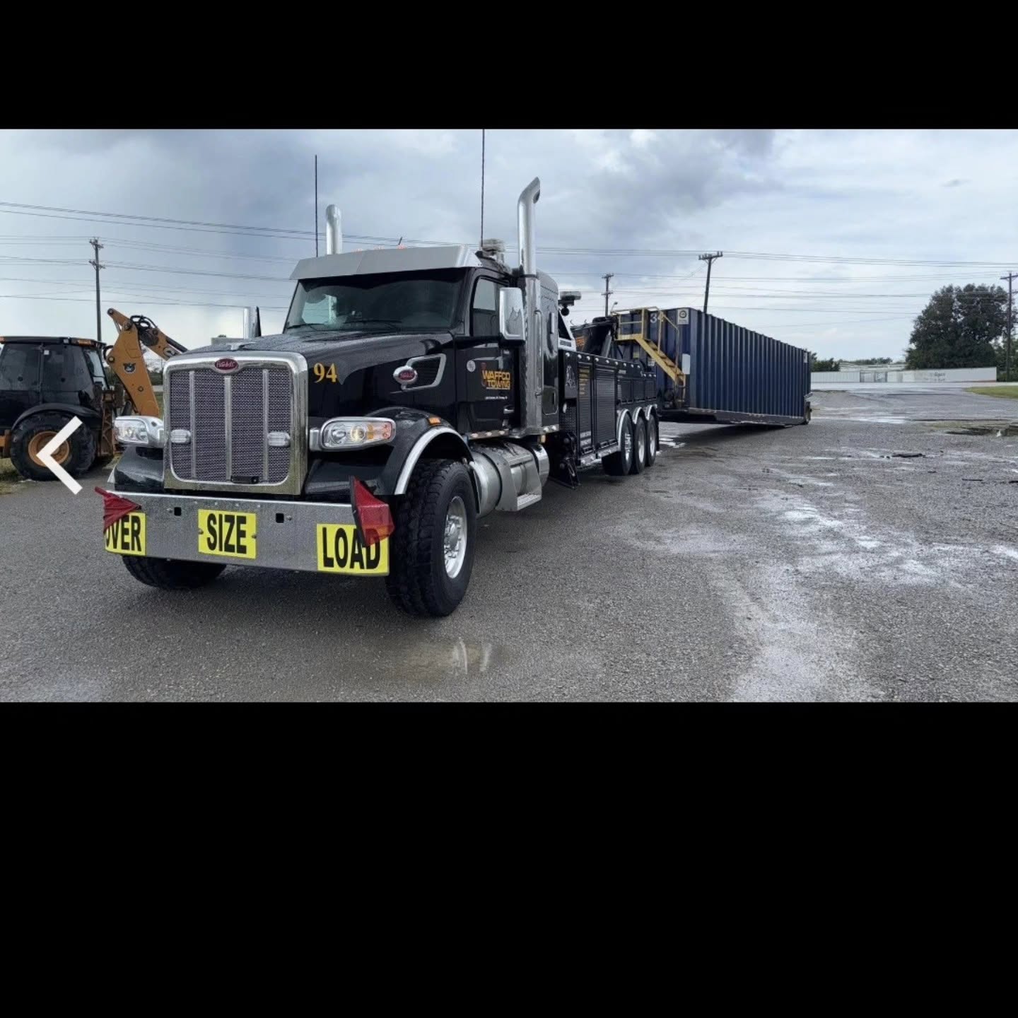 Truck 94, 50 ton wrecker with side pull