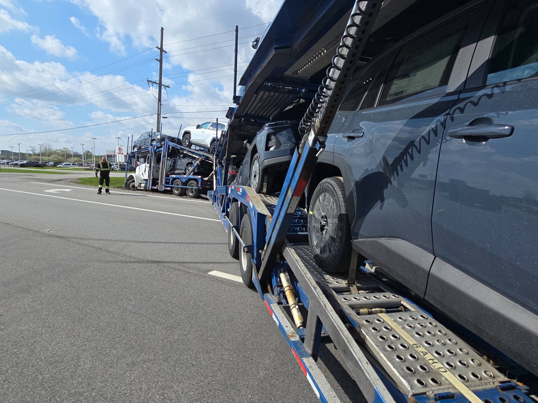 Fleet transport support on the roadway